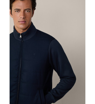 Hackett London Vvd quiltad jacka Fz navy