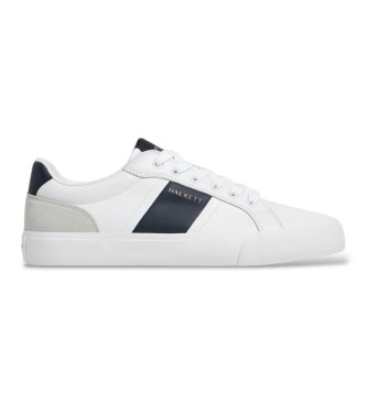 Hackett London Zapatillas de ante Blake Handles blanco