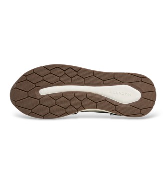 Hackett London Sneaker in camoscio H-runner grigie