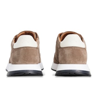 Hackett London Sneaker in camoscio Rapid Chad beige