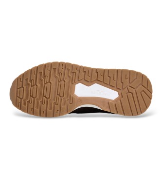 Hackett London Sneaker in camoscio Rapid Chad marrone