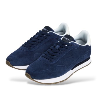 Hackett London Zapatillas de ante Vector Soft marino