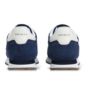Hackett London Zapatillas de ante Vector Soft marino