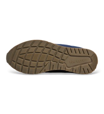 Hackett London Zapatillas de ante Vector Soft marino