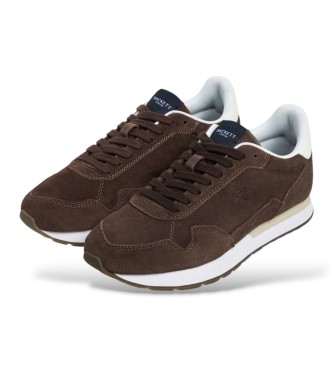Hackett London Zapatillas de ante Vector Soft marrón