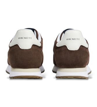 Hackett London Zapatillas de ante Vector Soft marrón
