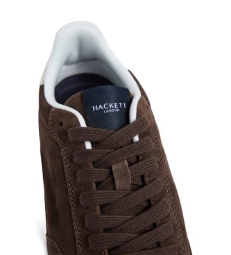 Hackett London Zapatillas de ante Vector Soft marrón