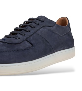 Hackett London Zapatillas nubuck brompton marino