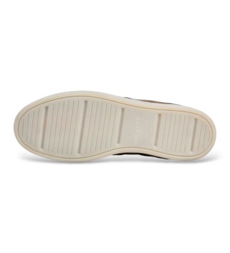 Hackett London Sneaker in nabuk Brompton beige