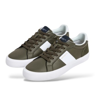 Hackett London Sneakers in pelle Blake Handle verdi
