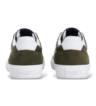 Hackett London Sneakers in pelle Blake Handle verdi