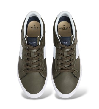 Hackett London Sneakers in pelle Blake Handle verdi