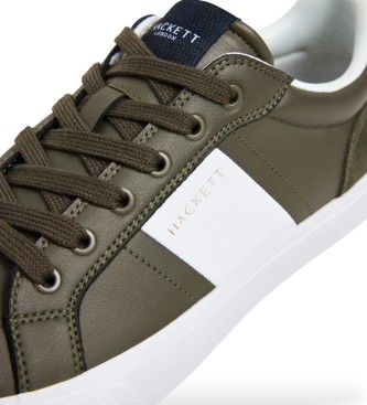 Hackett London Sneakers in pelle Blake Handle verdi