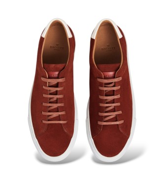 Hackett London Sneaker in pelle Idol Soft marrone chiaro