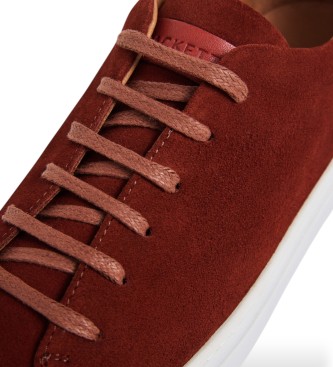 Hackett London Sneaker in pelle Idol Soft marrone chiaro