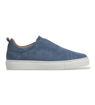 Hackett London Sneaker in pelle Vision blu