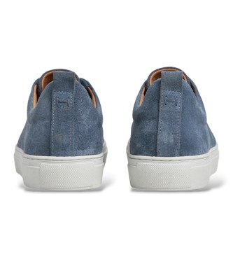 Hackett London Sneaker in pelle Vision blu
