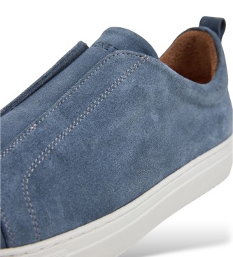 Hackett London Sneaker in pelle Vision blu