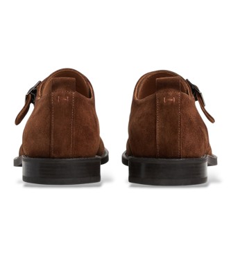 Hackett London Scarpe in camoscio Hampton marrone chiaro