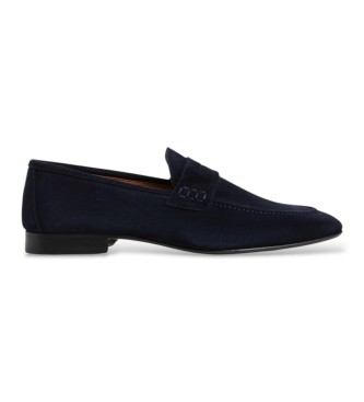 Hackett London Mocasines de ante Regal Saddle marino