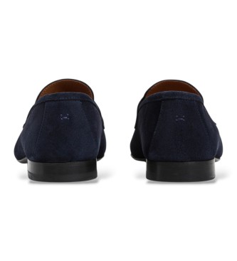 Hackett London Mocasines de ante Regal Saddle marino