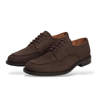 Hackett London Scarpe in nabuk Hampton marrone
