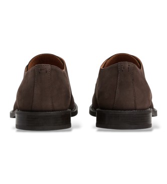Hackett London Scarpe in nabuk Hampton marrone