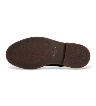 Hackett London Chaussures en cuir Elsted Blucher marron