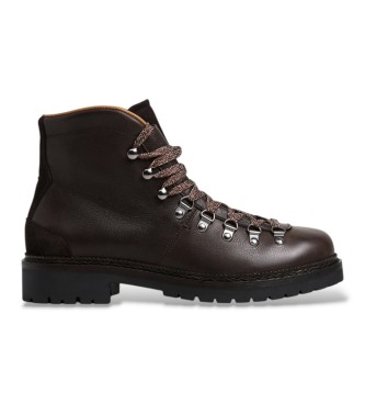 Hackett London Stivali in pelle Verbier Hiker marrone