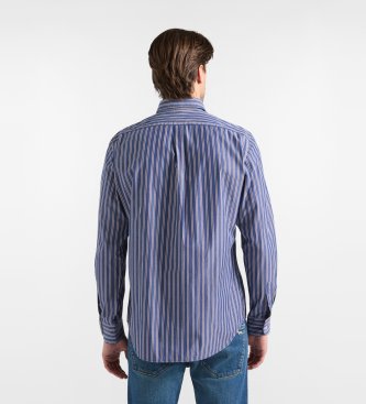 Harmont & Blaine Chemise Regimental Dopp bleu marine