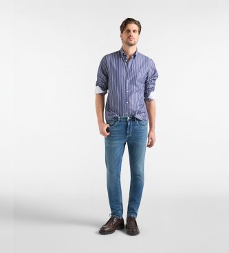 Harmont & Blaine Chemise Regimental Dopp bleu marine