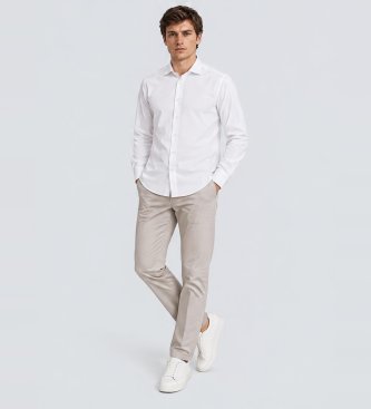 Harmont & Blaine Popeline-Stretch-Hemd Tin