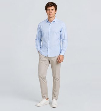 Harmont & Blaine Popeline-Stretch-Hemd Tin