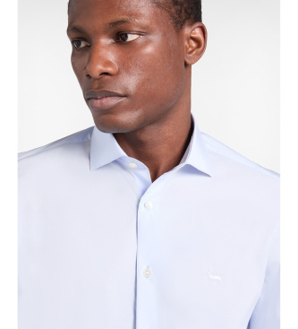 Harmont & Blaine Blue Stretch Shirt