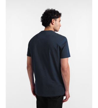 Harmont & Blaine T-shirt med bl�t 3D-print af gravhund