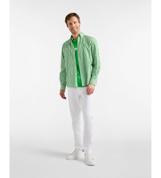 Harmont & Blaine Sorbetto gr�n stribet skjorte