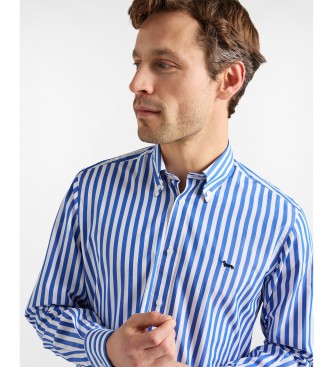 Harmont & Blaine Sorbetto bl� stribet skjorte