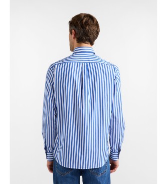 Harmont & Blaine Sorbetto bl� stribet skjorte