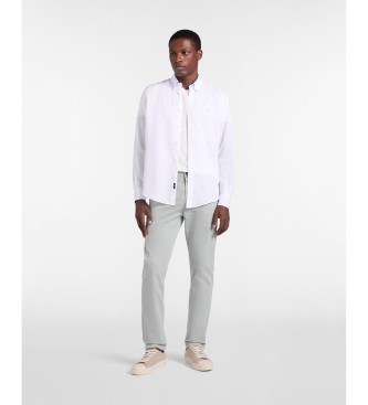 Harmont & Blaine Chemise blanche coupe r�guli�re en pur lin