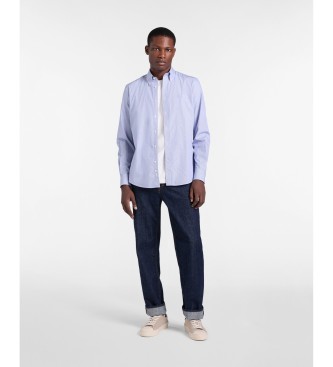 Harmont & Blaine Blue regular fit, fine striped shirt