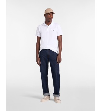 Harmont & Blaine Basic hvid stretch-pique polo shirt