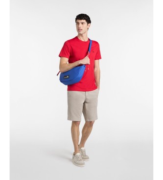 Harmont & Blaine T�tsiddende r�d bomulds-T-shirt