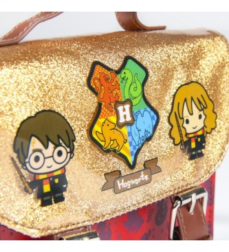 Cerd Group Harry Potter maroon, golden shoulder bag -18,5x14x5cm