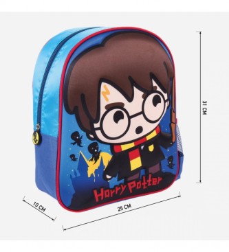 Cerd Group Harry Potter 3d Kinder rugzak blauw -25x31x10cm