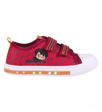 Cerd Group Low Canvas Sneakers Red Lights
