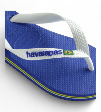 Havaianas Chanclas Brasil Logo blanco