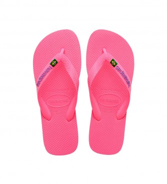 alto Banco intersección Havaianas Chanclas Brasil Logo rosa - Tienda Esdemarca calzado, moda y  complementos - zapatos de marca y zapatillas de marca