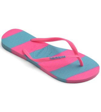Havaianas Slippers Slim Color Fun pink, blue