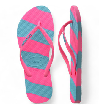 Havaianas Slippers Slim Color Fun pink, blue