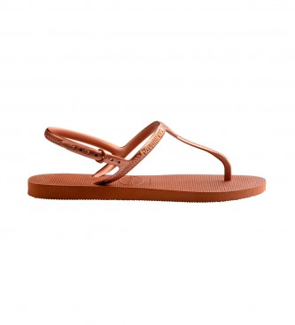 Havaianas Brown Twist flip-flops